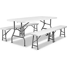 Hopfällbart Campingbord 180.5x75.5x73cm