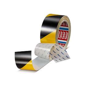 Tesa Tejp Anti-Scratch PET golv svart/gul