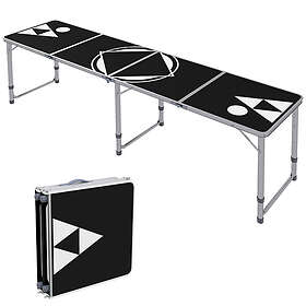 Campingbord Sort 240x60x54-70cm