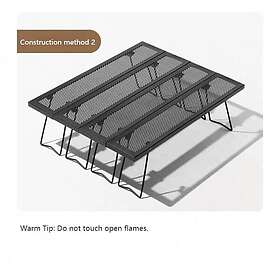 Campingbord Pliable Table de Camping 83x18.3x27cm