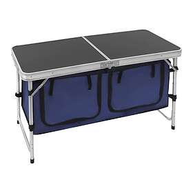 Campingbord Fällbart Svart 120x47x70cm