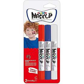 Carioca Ansiktsmaling norske flagg (3)