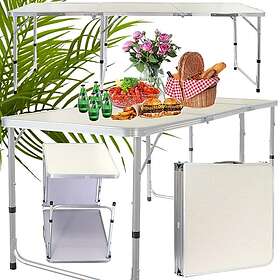 Hopfällbart Campingbord 180x60cm