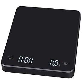 INF Kahvavedo Digitaalinen 3 kg / 0,1 g Musta