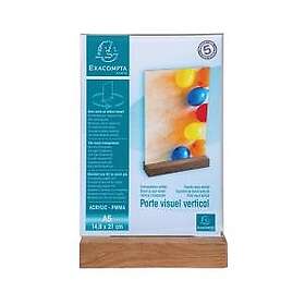 Exacompta Menu holder wooden base A5