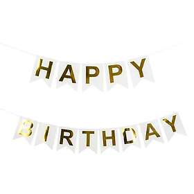 Hisab Joker Viirinauha JOKER Happy birthday valkoinen