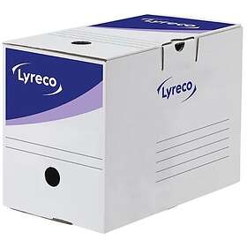 Lyreco Arkivboks 20cm hurtigmont hvit
