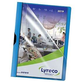 Lyreco Klämmapp PP A4 30 ark blå (5)