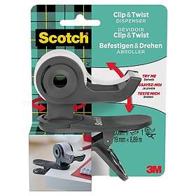 Scotch Tejphållare Twist 1rl tejp grå