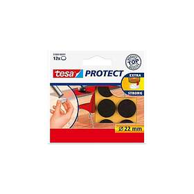 Tesa Felt pads Ø22mm white (12)