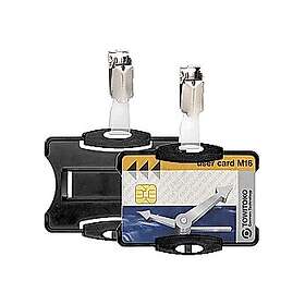 Durable Kortholder med clips enkelt (25)