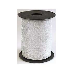 Gavebånd glitter sølv 100m x10mm