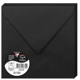 Clairefontaine Konvolutt POLLEN 165x165mm sort(20)