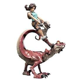 Weta Workshop Tomb Raider Mini Epics Lara Croft & Raptor Figur 885003937