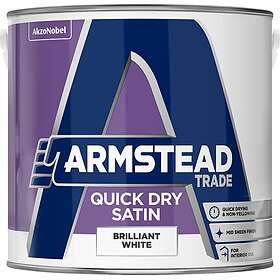 Armstead Trade Quick Dry Satin Paint Brilliant White 2.5L