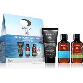 Apivita Greek Weekend Escape Coffret cadeau (Nettoyant visage, Gel nettoyant, Sé