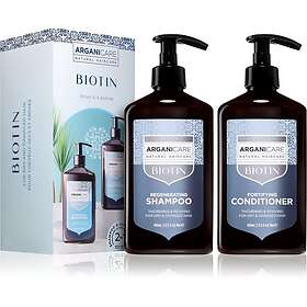 ArganiCare Duo Biotine Regenerating Shampoo Fortifying Conditioner Set (2 x 400m