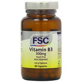 FSC Niacinamide Vitamin B3 500mg 60 Kapsler