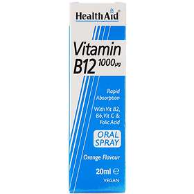 HealthAid Vitamin B12 1000mcg Oral Spray 20ml