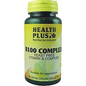 Health Plus B100 Complex (Yeast Free) 90 Tablets