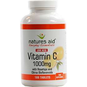Natures Aid Vitamin C 1000mg Low Acid 180 Tablets