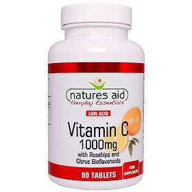 Natures Aid Vitamiini C 1000mg Low Acid 90 Tabletit