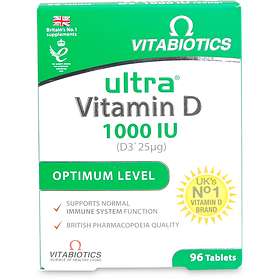 Vitabiotics Ultra Vitamin D3 1000IU 96 Tabletter