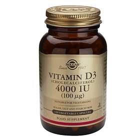 Solgar Vitamin D3 (Cholecalciferol) 4000IU (100mcg) 120 Kapslar