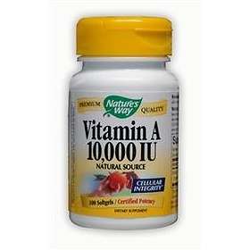 Nature's Way Vitamin A 10 000IU 100 Capsules