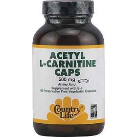 Country Life Acetyl L-carnitine 500mg 120 Kapslar