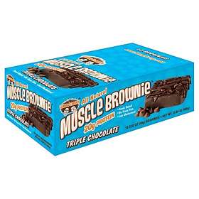 Lenny & Larrys Muscle Brownie Bar 80g 12stk