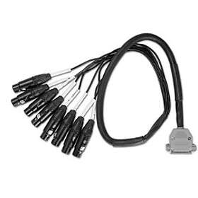 AMP DSUB-XLR-1F D-SUB Kabel 1m