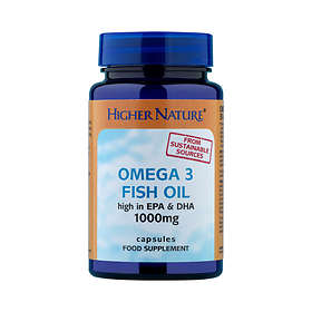 Higher Nature Fish Oil Omega 3 1000mg 180 Kapslar