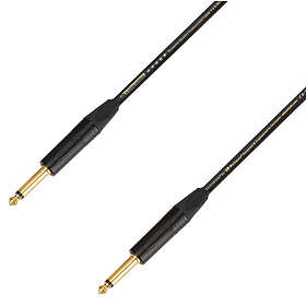 Adam Hall K5IPP0600 Instrumentkabel 6.3 mm Jack mono til 6.3 mm Jack mono