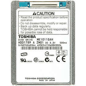 Toshiba MK1011GAH 8MB 100GB