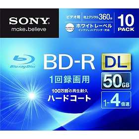 Best pris på Sony BD-R 25GB 4x 10-pakning Slimcase Printable Blu-ray ...