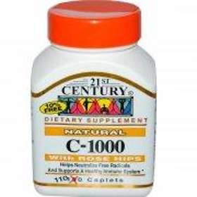 21st Century C-1000 with Rose Hips 1000mg 110 Capsules
