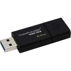 Kingston 64GB USB 3.0 DataTraveler 100 G3 3 pcs