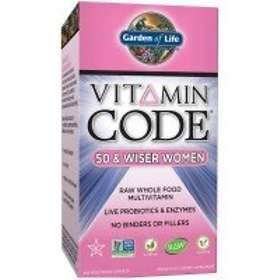 Garden of Life Vitamin Code 50 & Wiser Women 240 Capsules