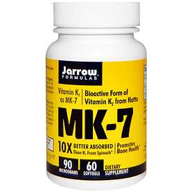 Jarrow Formulas Vitamin K2 as MK-7 90mcg 60 Capsules