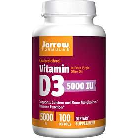 Jarrow Formulas Vitamin D3 5000IU 100 Kapslar