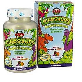 KAL Dinosaurs MultiSaurus Vitamins & Minerals Chewable 60 Tablets