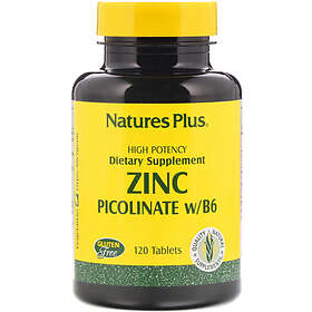 Nature's Plus Zinc Picolinate w/B-6 120 Tablets
