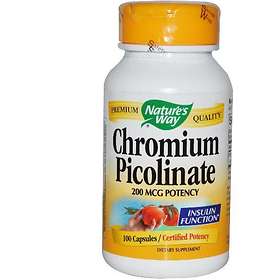 Nature's Way Chromium Picolinate 200mcg 100 Capsules