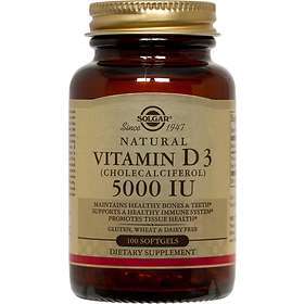 Solgar Vitamin D3 Cholecalciferol 5000IU 100 Capsules
