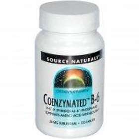 Source Naturals Coenzymated B-6 25mg Sublingual 120 Tablets