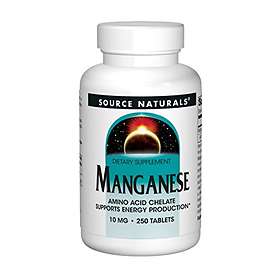 Source Naturals Manganese 15mg 250 Tablets
