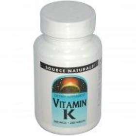 Source Naturals Vitamin K 500mcg 200 Tablets