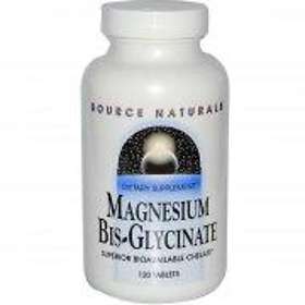 Source Naturals Magnesium Bis-Glycinate 120 Tablets
