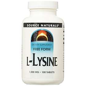 Source Naturals L-Lysine 1000mg 100 Tablets
